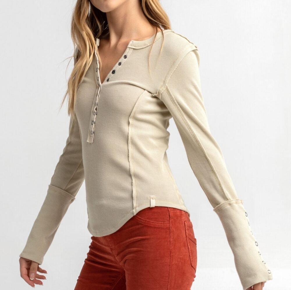 We The Free Nailed It Henley Sz Xs